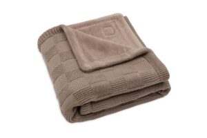 Dekentje Box Knit Milky Coffee/Velvet Jollein