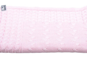 Ledikantdeken Kabel Roze Baby’s Only