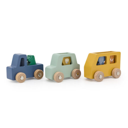 Dierenauto Set Hout Trixie