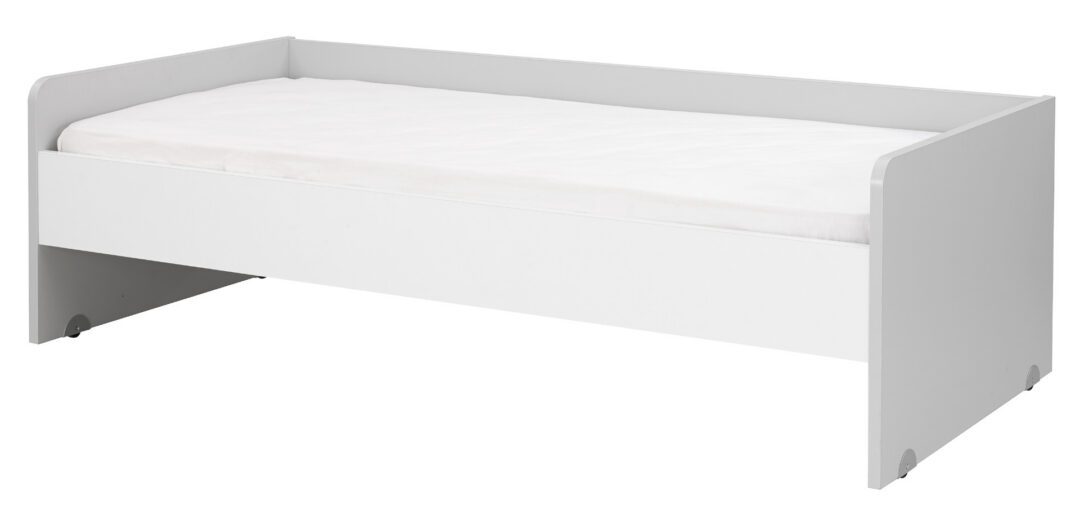 BED 090 X 200 OP WIELEN VOOR HOOGSLAPER DIMIX WIT GAUTIER