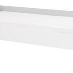 BED 090 X 200 OP WIELEN VOOR HOOGSLAPER DIMIX WIT GAUTIER