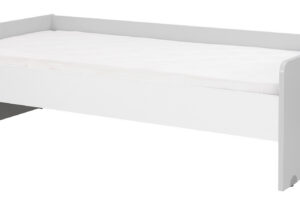 BED 090 X 200 OP WIELEN VOOR HOOGSLAPER DIMIX WIT GAUTIER