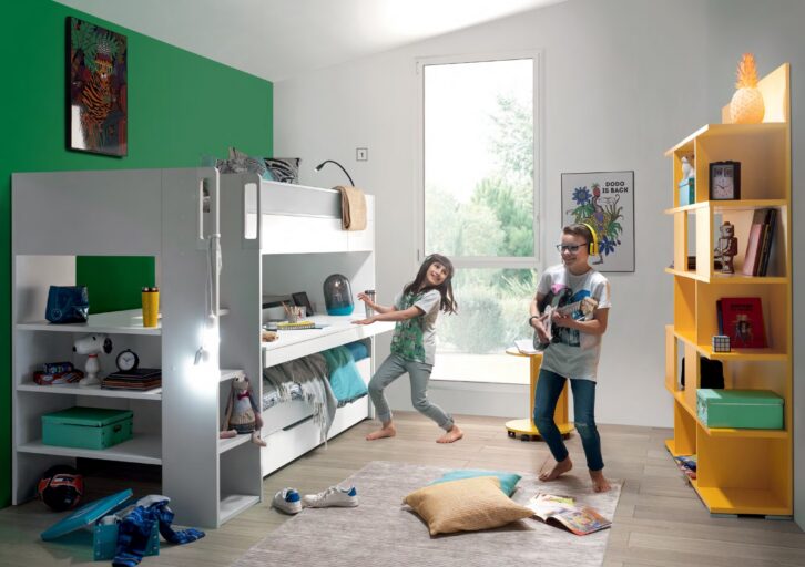 BUREAUBLAD VOOR HOOGSLAPER + USB DIMIX WIT GAUTIER