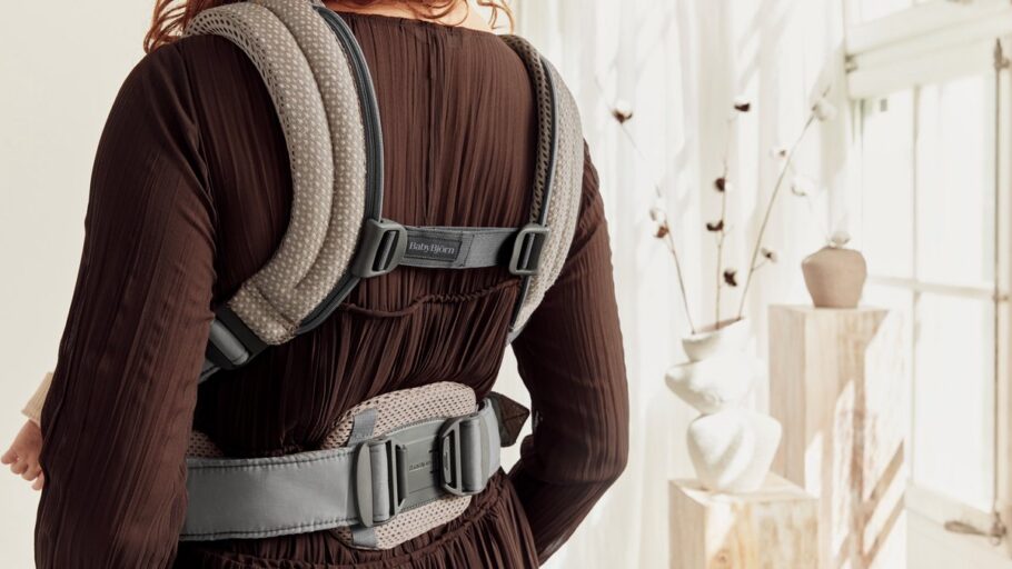 Draagzak Harmony 3D Mesh Grijsbeige Babybjorn