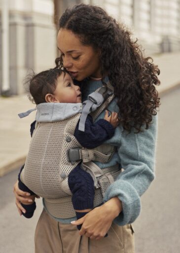 Draagzak Harmony 3D Mesh Grijsbeige Babybjorn