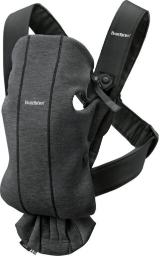 Draagzak Mini 3D Jersey Charcoal Grey Babybjorn