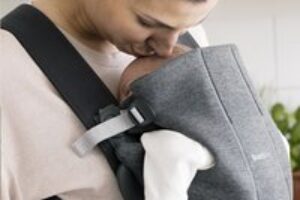 Draagzak Mini 3D Jersey Donkergrijs Babybjorn