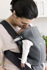 Draagzak Mini 3D Jersey Donkergrijs Babybjorn