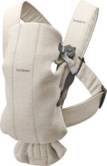 Draagzak Mini 3D Jersey Lichtbeige Babybjorn