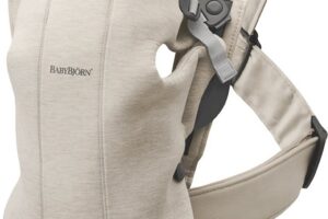 Draagzak Mini 3D Jersey Lichtbeige Babybjorn