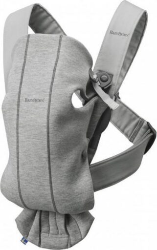 Draagzak Mini 3D Jersey Lichtgrijs Babybjorn