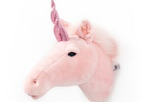 Wild And Soft Dierenkop Eenhoorn Roze Julia