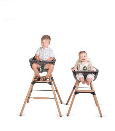 Kinderstoel Evolu2 Naturel/Antraciet