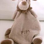 Knuffeldoek Fifi Grijsbeige Dimpel