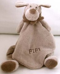 Knuffeldoek Fifi Grijsbeige Dimpel