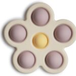 Babyspeeltje Flower Soft Lilac Press Toy Mushie