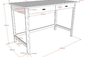BUREAU 120CM FORREST VIPACK