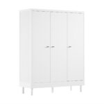 KLEERKAST 3-DEURS FORREST WIT VIPACK