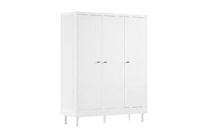 KLEERKAST 3-DEURS FORREST WIT VIPACK