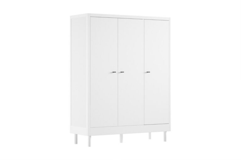 KLEERKAST 3-DEURS FORREST WIT VIPACK