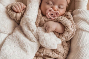 Fopspeen Powder Pink 0-3M Hevea