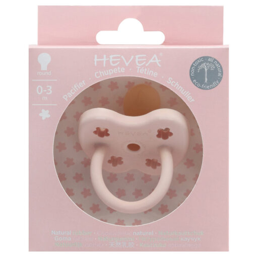 Fopspeen Powder Pink 0-3M Hevea