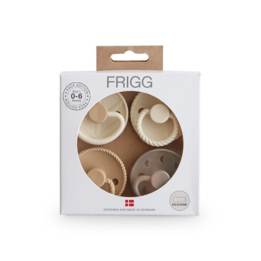 Fopspenen 4-Pack Silicone Crystal Sparkle T1 Frigg