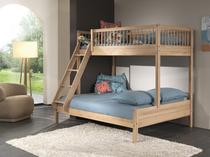 STAPELBED FAMILY 090 X 200 / 140 X 200 FORREST EIK VIPACK