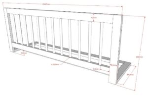 BEDBEVEILIGING RONDE SPIJLEN FORREST VIPACK