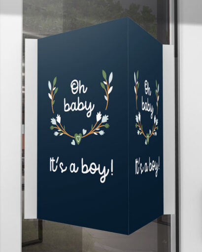 Geboortebord It’s A Boy Minimou