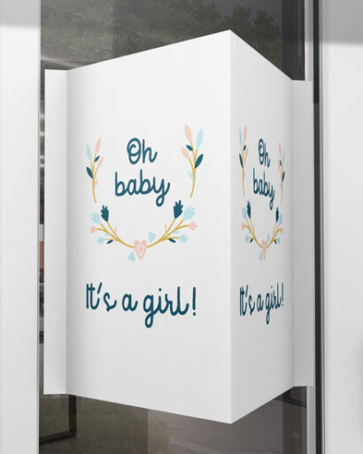 Geboortebord It’s A Girl Minimou
