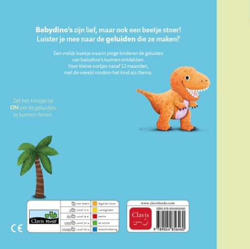 Geluidenboekje Babydino’s Ruth Wielockx