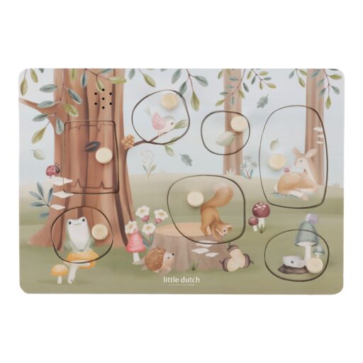 Geluidenpuzzel Forest Friends Little Dutch