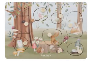Geluidenpuzzel Forest Friends Little Dutch