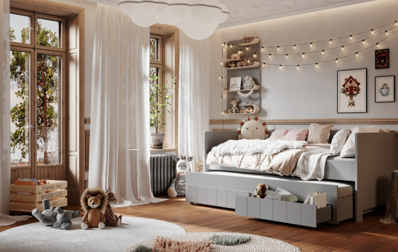 Babykamer Calmo Grijs van Pinio