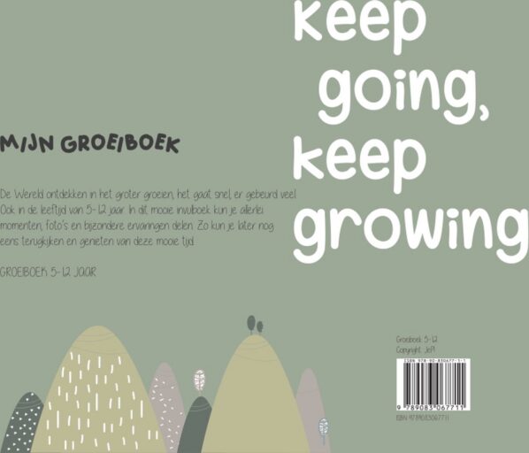 Groeiboek 5-12 Jaar Oudgroen Jep