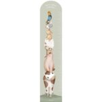 Muursticker Groeimeter Little Farm Little Dutch