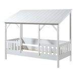 HOUSEBED MET WIT GESLOTEN DAK 90 X 200 CM