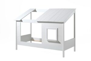 HOUSEBED MET WIT DAK EN RAAMPANEEL 90 X 200