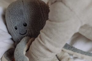Knuffel Met Hartslag Olly Sea Grey Flow