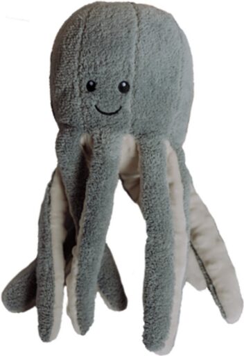 Knuffel Met Hartslag Olly Sea Grey Flow