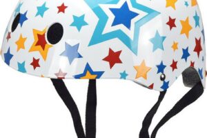 Kiddimoto Fietshelm Kind Stars S