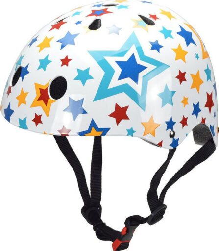 Kiddimoto Fietshelm Kind Stars S