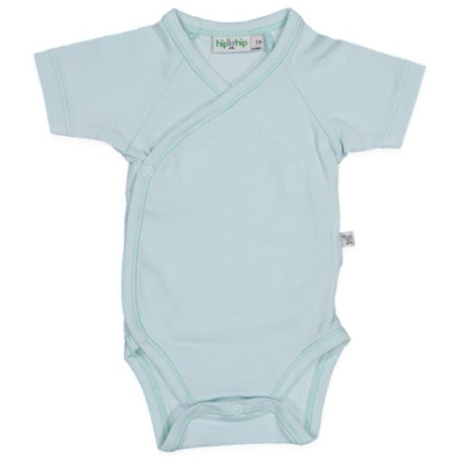 Romper Korte Mouw Babyblauw 3M