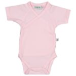 Romper Korte Mouw Babyroze 3M