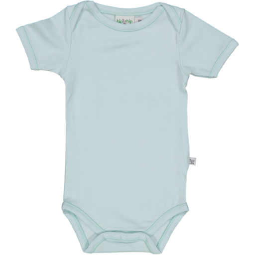 Romper Overslag Korte Mouw Babyblauw 6M Hiphip