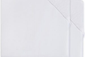 Hoeslaken Parkmatras Wit 2-pack Jollein