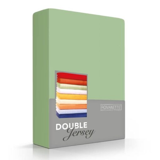 Hoeslaken Dustygreen 90 x 200 Romanette