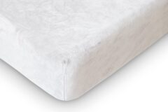 Hoeslaken Velours Wit 90 x 200