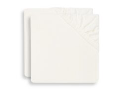 Hoeslakens Wieg Ivory Set van 2 Jollein